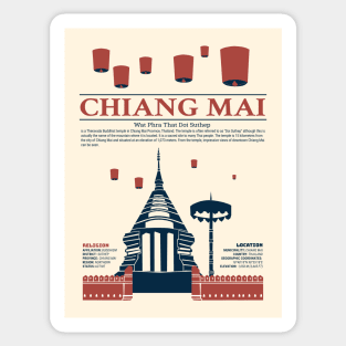 Visit Chiangmai Thailand Sticker